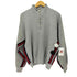 ラッセルアスレチック RUSSELL ATHLETIC 90S アメリカ製 ハーフジップ サイドライン スウェット メンズ import:L