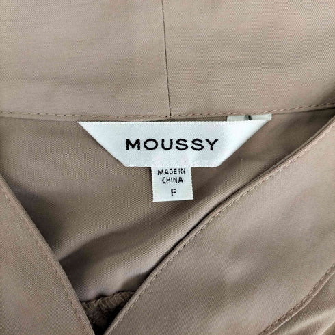マウジー moussy ROUND HEM OVERシャツ レディース FREE