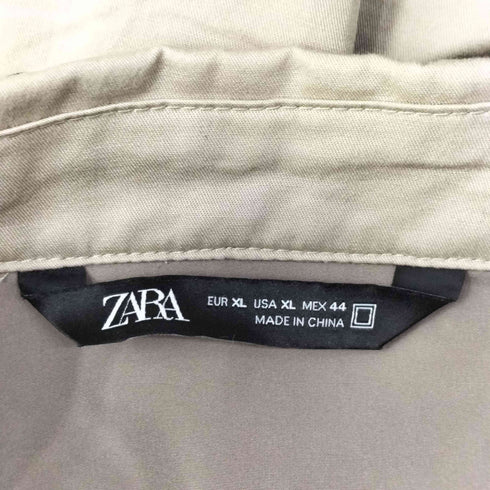 ザラ ZARA テクスチャ― コットン ジャケット メンズ import:XL