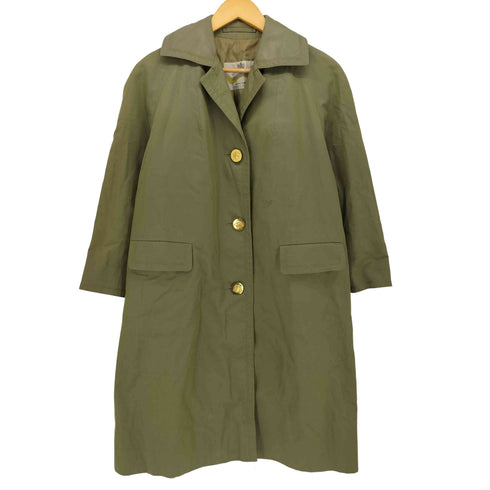 アクアスキュータム AQUASCUTUM スコットランド製 フラップポケット コート レディース