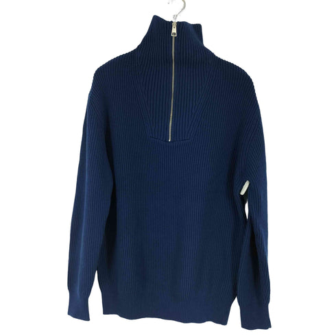 ザラ ZARA ハーフジップ ハイネックニット メンズ US L