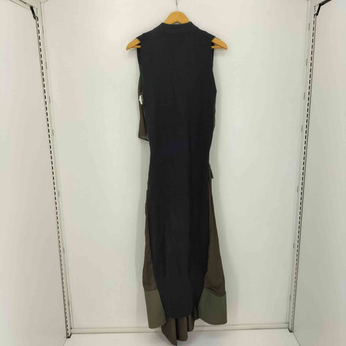 サカイ Sacai 20SS ニットコンビ ドッキングノースリーブワンピース リゾートコレクション レディース JPN:4