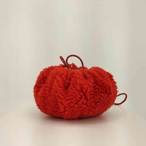 サカイ Sacai 22AW Dumpling Bag リバーシブル ボア/フリース ショルダーバッグ レディース