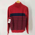 トミーヒルフィガー TOMMY HILFIGER ボーダーコットンハーフジップニット メンズ import:L