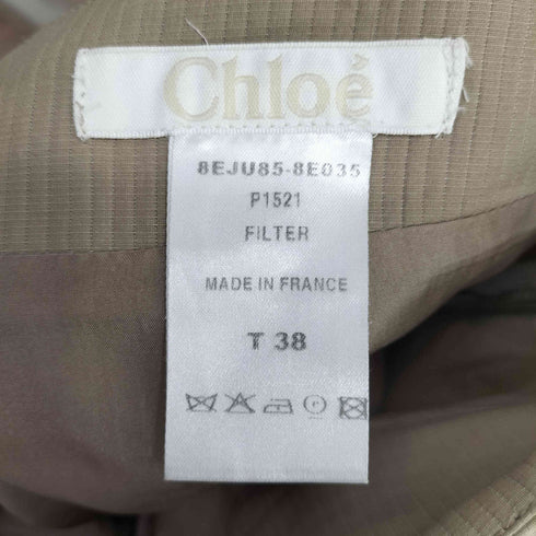 クロエ Chloe MADE IN FRANCE FILTER レイヤード シルクスカート レディース T38