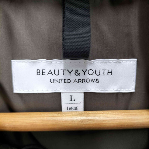ビューティーアンドユースユナイテッドアローズ BEAUTY & YOUTH UNITED ARROWS BY ウェザー フーディ ダウンジャケット メンズ JPN:L