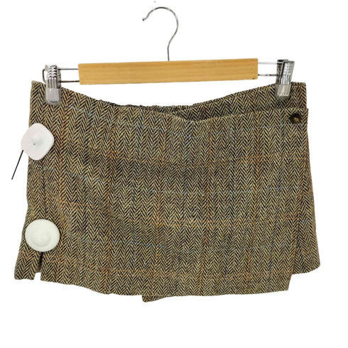crinkle crinkle crinkle Harris Tweed wrap skirt レディース FREE