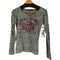 ヒステリックグラマー HYSTERIC GLAMOUR フロントプリントVネックコットンニット ヒスガール レディース FREE