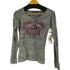 ヒステリックグラマー HYSTERIC GLAMOUR フロントプリントVネックコットンニット ヒスガール レディース FREE