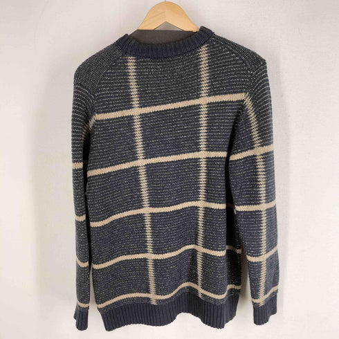 トゥモローランドトリコ TOMORROWLAND tricot 19AW チェック柄 ウール ニット メンズ JPN:S