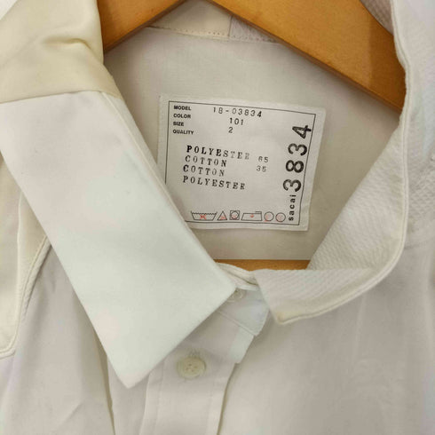 サカイ Sacai シースルードッキングアシンメトリーブラウス レディース JPN:2
