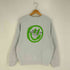イストクンスト ISTKUNST LOGO & SMILY SWEATSHIRT ロゴ&スマイリー スウェット メンズ M