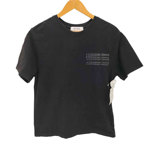 スナイデル snidel ムービープリントクルーネックS/S TEE レディース ONE
