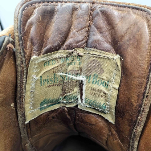 レッドウィング RED WING 70-80S USA製 白四角犬タグ 825 Irish Setter アイリッシュセッター マウンテン ブーツ vibramソール メンズ US:11