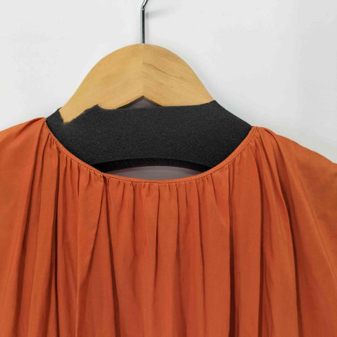 トーテム toteme PRERTORIA DRESSES プレトリアギャザーマキシワンピース レディース XS