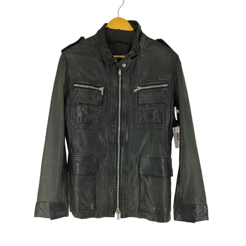 LAMPOジップ VERA PELLE レザージャケット メンズ