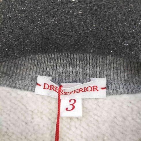 ドレステリア DRESSTERIOR 吊裏毛プルオーバースウェット レディース JPN:3