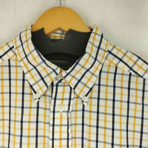 バナナリパブリック BANANA REPUBLIC L/S BD チェックシャツ メンズ JPN:M