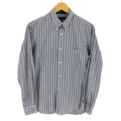 コムデギャルソンオム COMME des GARCONS HOMME 襟 袖 ドット切替 ストライプBDシャツ メンズ JPN:XS