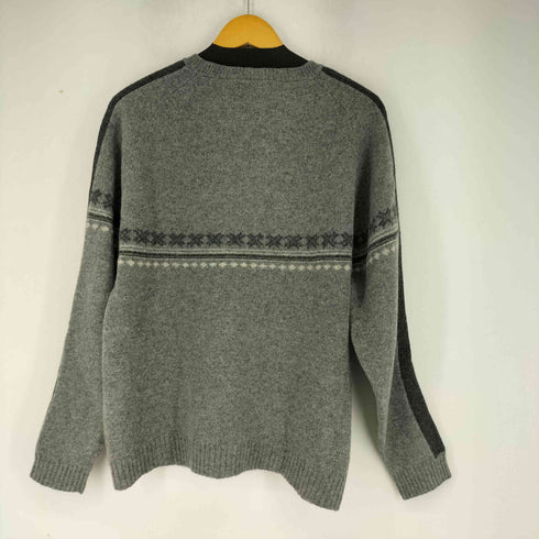 オールドネイビー OLD NAVY 00S 総柄 ウールニット メンズ JPN:M