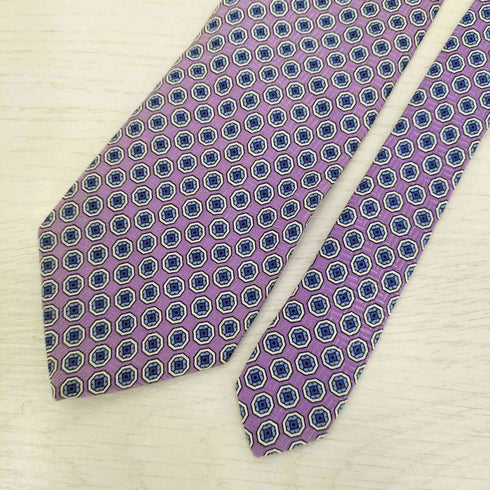 ブルックスブラザーズ 346 BROOKS BROTHERS USA製 総柄 シルク ネクタイ メンズ
