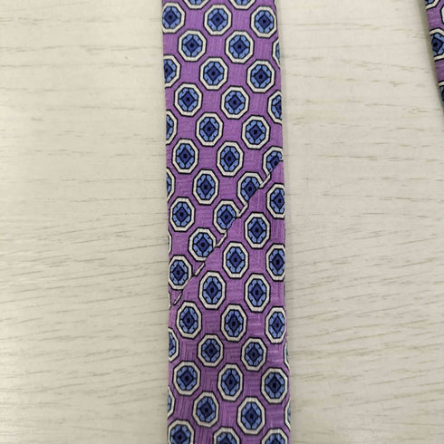 ブルックスブラザーズ 346 BROOKS BROTHERS USA製 総柄 シルク ネクタイ メンズ