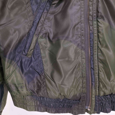 ディーゼル DIESEL 迷彩 カモフラ フード収納 中綿ジャケット メンズ import:S