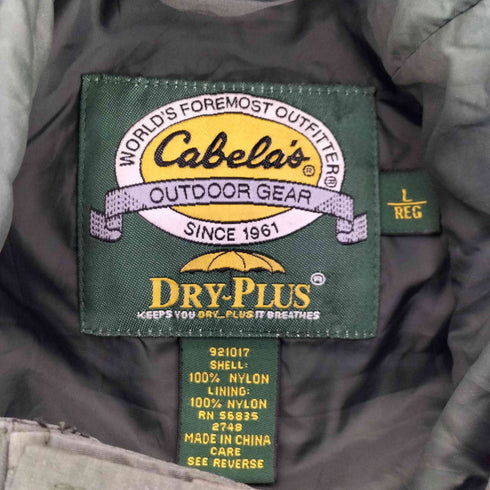 90s-00s cabelas DRY PLUS フィッシングナイロンジャケット 短丈 メンズ JPN:L