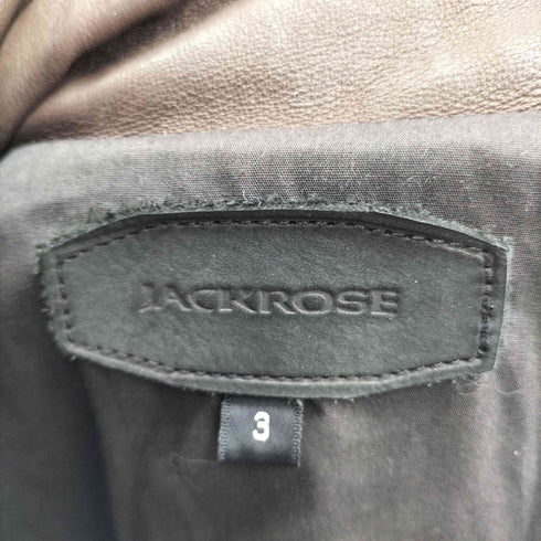 ジャックローズ JACKROSE ピックレザージャケット メンズ JPN:3