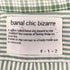 バナルシックビザール banal chic bizarre 柄切替 チェック ストライプ L/S ボタンダウン シャツ メンズ