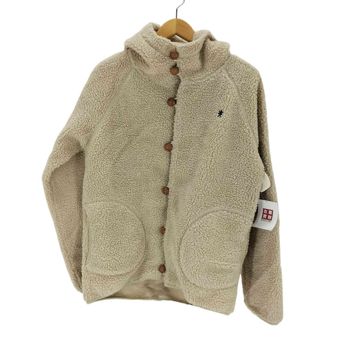 ジムフレックス GYMPHLEX くるみボタン ボア フーデッド ジャケット レディース JPN:L