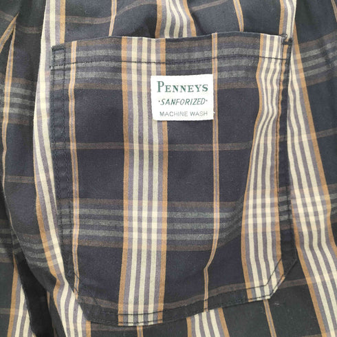 ジェーシーペニー JC Penney fox チェック柄 イージーパンツ メンズ