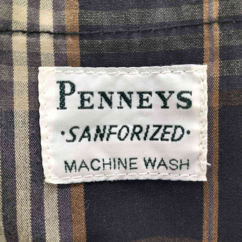 ジェーシーペニー JC Penney fox チェック柄 イージーパンツ メンズ