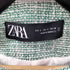 ザラ ZARA クロップドテクスチャーブレザー レディース import:S