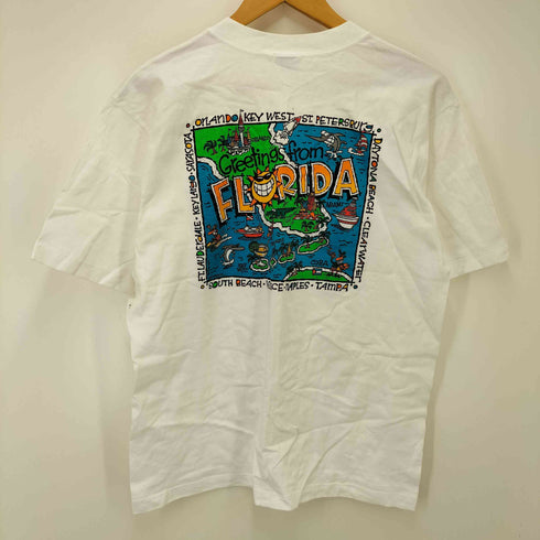クレイジーシャツ CRAZY SHIRTS 80-90s 袖シングル背面BIGプリントTシャツ メンズ JPN:M