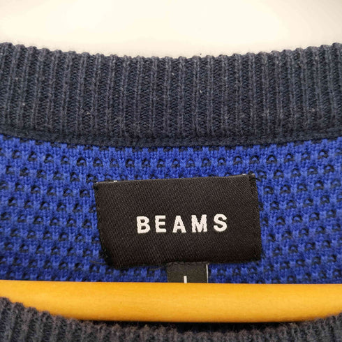ビームス BEAMS 18AW デザイン L/S ニット メンズ JPN:L