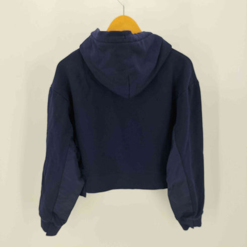 カルバンクラインジーンズ Calvin Klein Jeans ロゴプリント サイドジップ デザイン プルオーバー パーカー フーディー レディース import:S