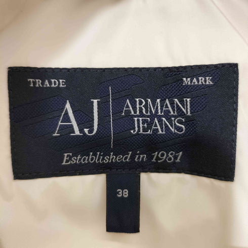 アルマーニジーンズ ARMANI JEANS フェイクファー ロングダウンジャケット レディース EUR:38