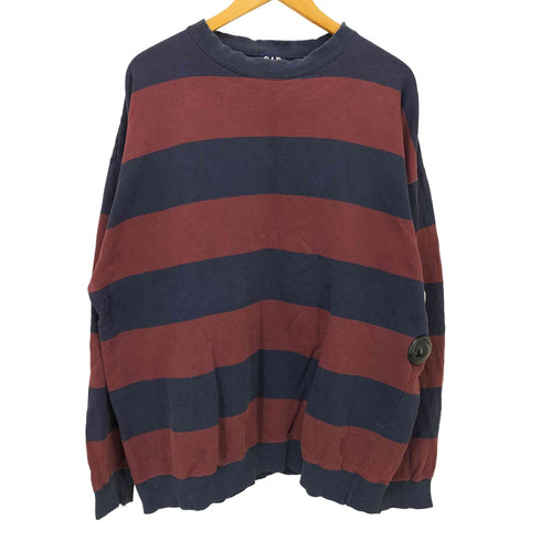 ギャップ Gap 紺タグ OLD GAP オールドギャップ ボーダークルーネックトレーナー メンズ