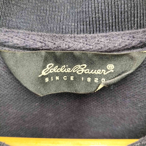 エディーバウアー Eddie Bauer 三角タグ L/S鹿の子ポロシャツ メンズ L