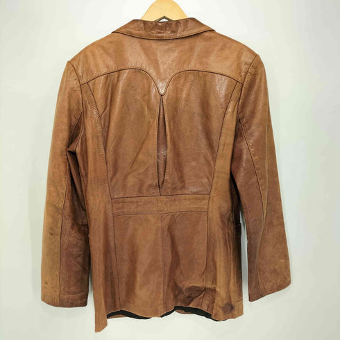 SUWANEE SPRINGS LEATHER WORKS レザー ウエスタン 4Bテーラードジャケット メンズ