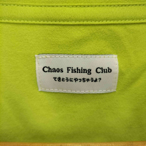 カオスフィッシングクラブ chaos fishing club LOGO DRY L/S メンズ XL