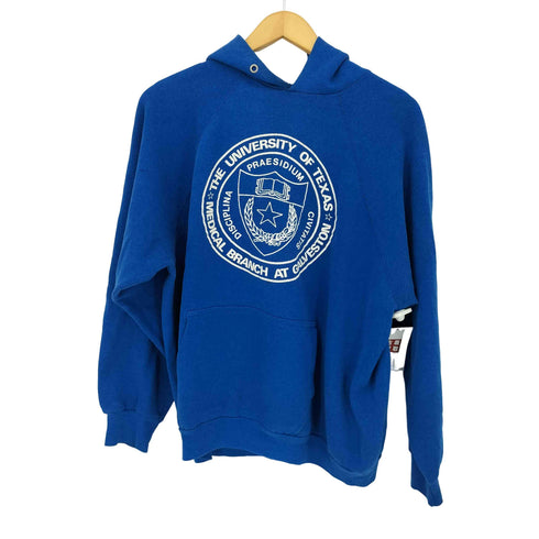 80S~90S ラグラン カレッジロゴプリント L/S パーカー メンズ