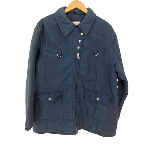FLAIR FASHIONS ナイロン中綿 デザインスナップ ジップアップジャケット メンズ JPN:L