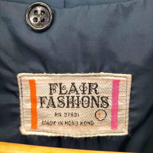 FLAIR FASHIONS ナイロン中綿 デザインスナップ ジップアップジャケット メンズ JPN:L