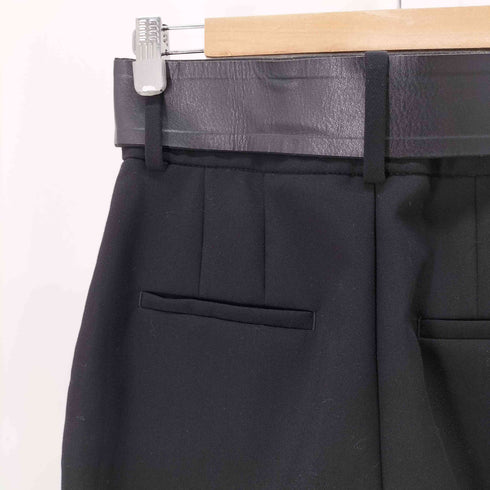 ザラ ZARA ハイウエストベルテッドスラックス レディース 28