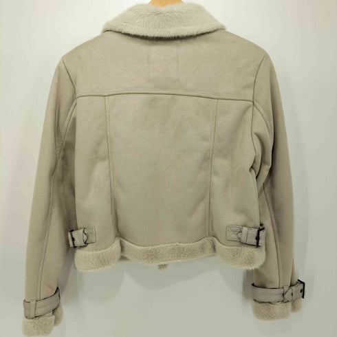 アプワイザーリッシェ Apuweiser riche 2019AW エコファームートンライダースジャケット レディース