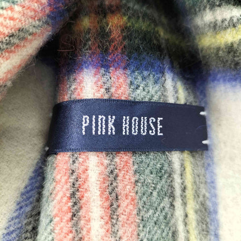 ピンクハウス PINK HOUSE ウールチェックマフラー レディース