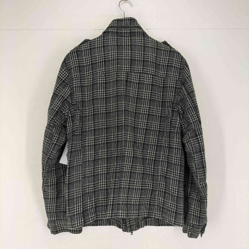 ギャップ Gap チェック柄エポレット付スタンドカラージャケット メンズ JPN:M