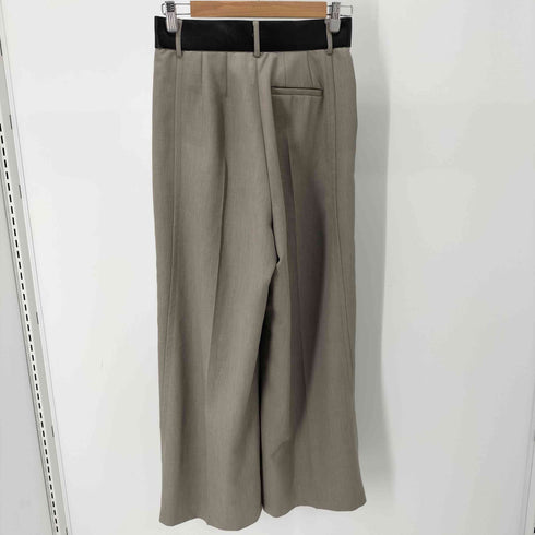 ステュディオス STUDIOUS 24AW Leather Belted Trousers(1 TAUPE) レディース JPN:2